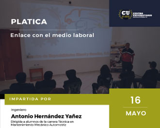 Plática: Enlace con el medio laboral