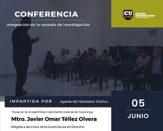 Integración de la carpeta de Investigación - Mto. Javier Omar Téllez Olvera