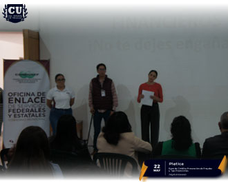 Participación de alumnos en la sesión de preguntas y respuestas
